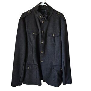 Ron Tomson Faux Suede Safari Jacket Size 44 ( XXL ) Men's